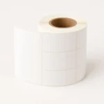 Direct thermal label roll with a 25 mm core – illustrative roll image